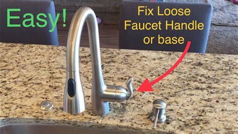 How To Tighten A Loose Moen Single Handle Kitchen Faucet